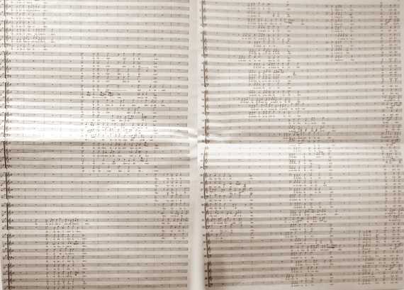 First two pages of Striggio's Ecce beatam lucem